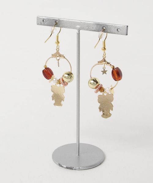 tone(トーン)の「【PetitBonheur*accessories】OWL paradise(ピアス(両耳用)・レディース・その他・FREE)」の2枚目の写真