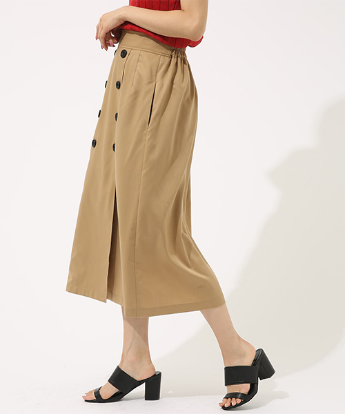 AZUL by moussy（アズールバイマウジー）の「ツイルトレンチSK（スカート・レディース・カーキ/ベージュ/イエロー系その他・MEDIUM/SMALL）」の11枚目の写真