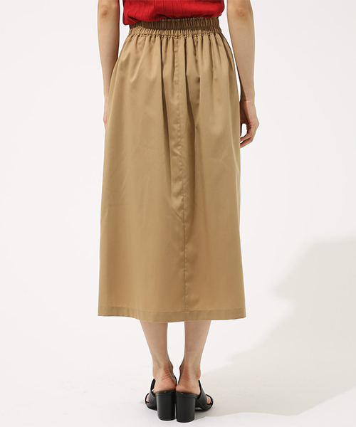 AZUL by moussy（アズールバイマウジー）の「ツイルトレンチSK（スカート・レディース・カーキ/ベージュ/イエロー系その他・MEDIUM/SMALL）」の6枚目の写真
