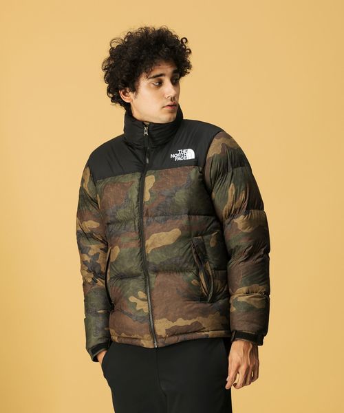 THE NORTH FACE（ザノースフェイス）の「ザ・ノース・フェイス メンズ ヘリテージダウンジャケット / ノベルティーヌプシジャケット（ダウンジャケット/コート・メンズ・ミックスグレー/ウッドランド・SMALL/MEDIUM/LARGE/X-LARGE）」の3枚目の写真