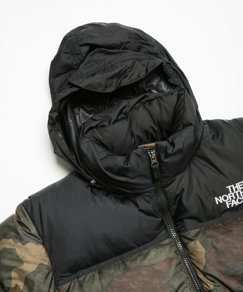 THE NORTH FACE（ザノースフェイス）の「ザ・ノース・フェイス メンズ ヘリテージダウンジャケット / ノベルティーヌプシジャケット（ダウンジャケット/コート・メンズ・ミックスグレー/ウッドランド・SMALL/MEDIUM/LARGE/X-LARGE）」の6枚目の写真