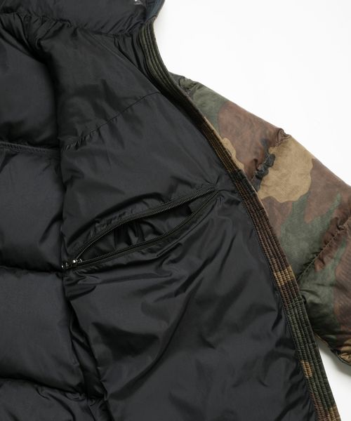 THE NORTH FACE（ザノースフェイス）の「ザ・ノース・フェイス メンズ ヘリテージダウンジャケット / ノベルティーヌプシジャケット（ダウンジャケット/コート・メンズ・ミックスグレー/ウッドランド・SMALL/MEDIUM/LARGE/X-LARGE）」の7枚目の写真