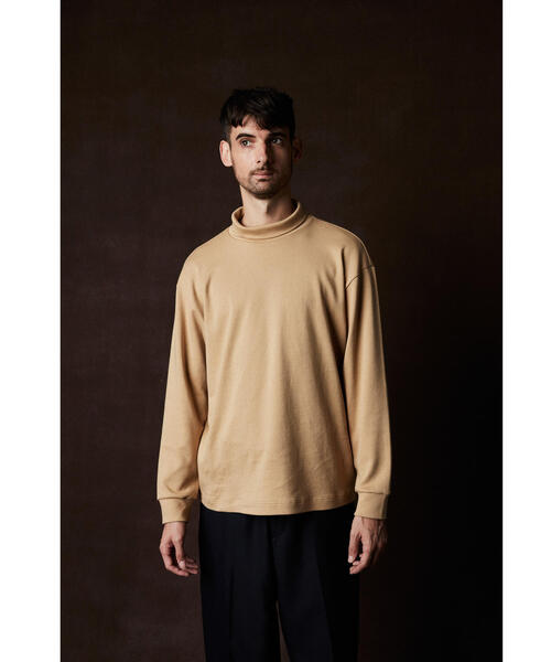 Steven Alan（スティーブンアラン）の「＜Steven Alan＞SMOOTH LOOSE TURTLE NECK LONG SLEEVE/カットソー ◆（Tシャツ/カットソー・メンズ・ホワイト/ブラック/ベージュ・SMALL/MEDIUM/X-LARGE/LARGE）」の3枚目の写真