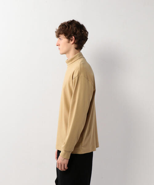 Steven Alan（スティーブンアラン）の「＜Steven Alan＞SMOOTH LOOSE TURTLE NECK LONG SLEEVE/カットソー ◆（Tシャツ/カットソー・メンズ・ホワイト/ブラック/ベージュ・SMALL/MEDIUM/X-LARGE/LARGE）」の10枚目の写真