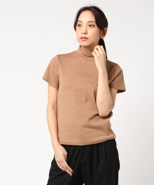 PUNYUS（プニュズ）の「ハイネックTシャツ（Tシャツ/カットソー