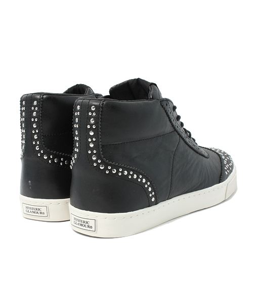 HYSTERIC GLAMOUR（ヒステリックグラマー）の「WING TIP STUDS ハイカットスニーカー（スニーカー・メンズ・ホワイト/レッド/ブルー/ブラック・25.5cm/26.5cm/27.5cm）」の7枚目の写真