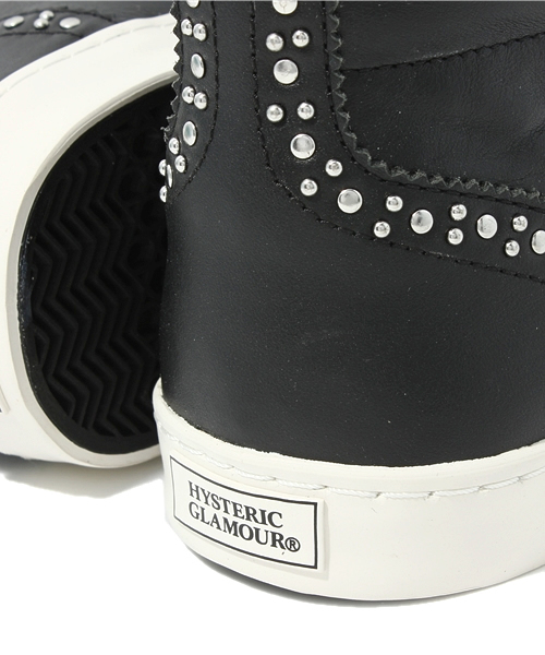 HYSTERIC GLAMOUR（ヒステリックグラマー）の「WING TIP STUDS ハイカットスニーカー（スニーカー・メンズ・ホワイト/レッド/ブルー/ブラック・25.5cm/26.5cm/27.5cm）」の11枚目の写真