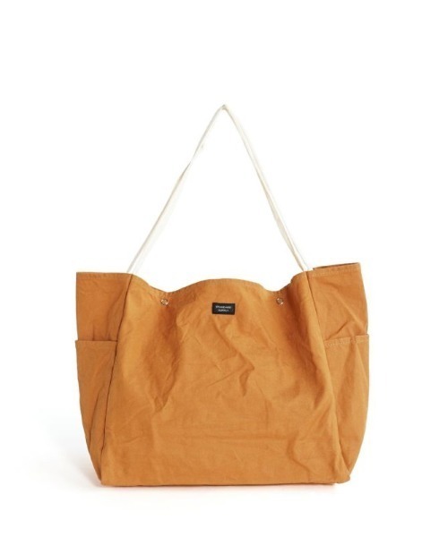 STANDARD SUPPLY（スタンダードサプライ）の「スタンダードサプライ / DAILY デイリー / TOTE M トートM（トートバッグ・レディース・ベージュ/ブラウン/グレー/ライム/イエロー/ダークグレー/ブルーグレー/ライトカーキ/ナチュラル/ライトピンク/ブラック/オリーブ/キャメル・FREE）」の12枚目の写真