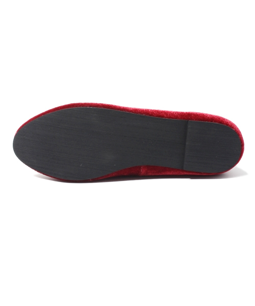 CIAOPANIC(チャオパニック)の「【Ciaopanic】ベルベットフラットシューズ(パンプス・レディース・ブラック/レッド/ベージュ・36/37/38)」の9枚目の写真