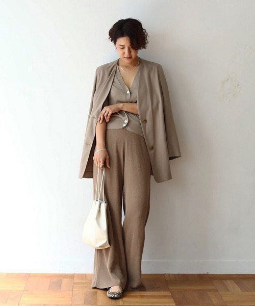 TODAYFUL（トゥデイフル）の「ハイツイストニットカーディガン（カーディガン/ボレロ・レディース・ホワイト/オリーブ/モカ・FREE）」の6枚目の写真