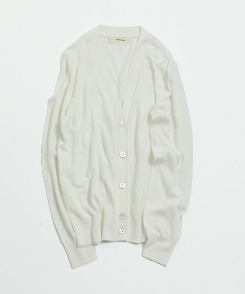 TODAYFUL（トゥデイフル）の「ハイツイストニットカーディガン（カーディガン/ボレロ・レディース・ホワイト/オリーブ/モカ・FREE）」の7枚目の写真