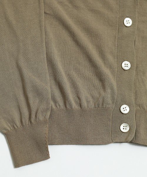 TODAYFUL（トゥデイフル）の「ハイツイストニットカーディガン（カーディガン/ボレロ・レディース・ホワイト/オリーブ/モカ・FREE）」の12枚目の写真