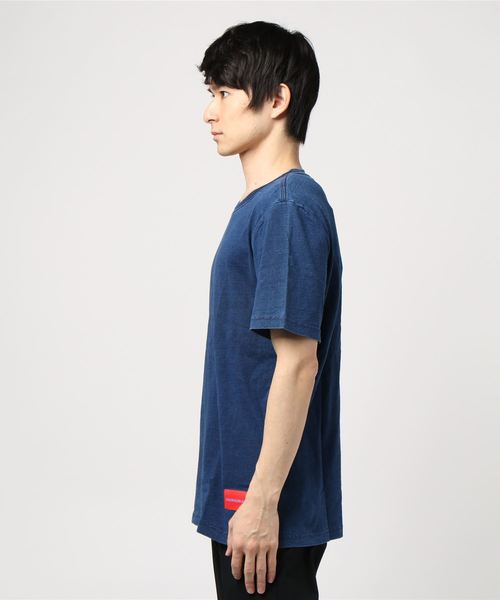 Calvin Klein Jeans（カルヴァンクラインジーンズ）の「インディゴ Tシャツ（Tシャツ/カットソー・メンズ・ブルー・L/M/S/XL）」の2枚目の写真