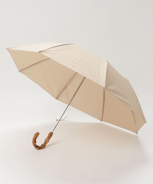 Traditional Weatherwear(トラディショナルウェザーウェア)の「折りたたみ傘 バンブー(折りたたみ傘・レディース・ホワイト/ライトグレー/ネイビー/セージグリーン/ベージュ系その他/グリーン系その他/ブルー系その他/オレンジ系その他/ブルー系その他2・FREE)」の5枚目の写真