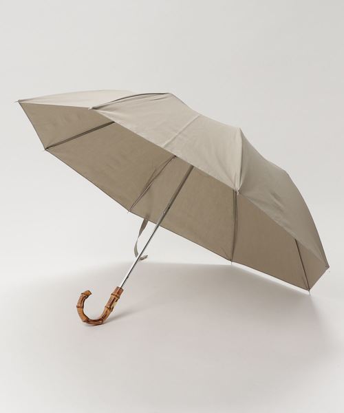 Traditional Weatherwear(トラディショナルウェザーウェア)の「折りたたみ傘 バンブー(折りたたみ傘・レディース・ホワイト/ライトグレー/ネイビー/セージグリーン/ベージュ系その他/グリーン系その他/ブルー系その他/オレンジ系その他/ブルー系その他2・FREE)」の6枚目の写真