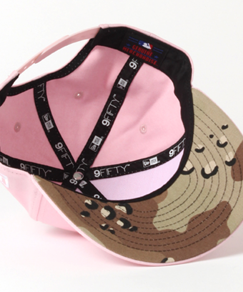 B:MING by BEAMS（ビーミングバイビームス）の「＜KIDS＞NEW ERA / 別注9FIFTY NY（キャップ・キッズ・ネイビー/ライトブルー/ピンク・ONE SIZE）」の9枚目の写真