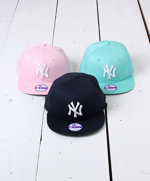 B:MING by BEAMS（ビーミングバイビームス）の「＜KIDS＞NEW ERA / 別注9FIFTY NY（キャップ・キッズ・ネイビー/ライトブルー/ピンク・ONE SIZE）」の13枚目の写真