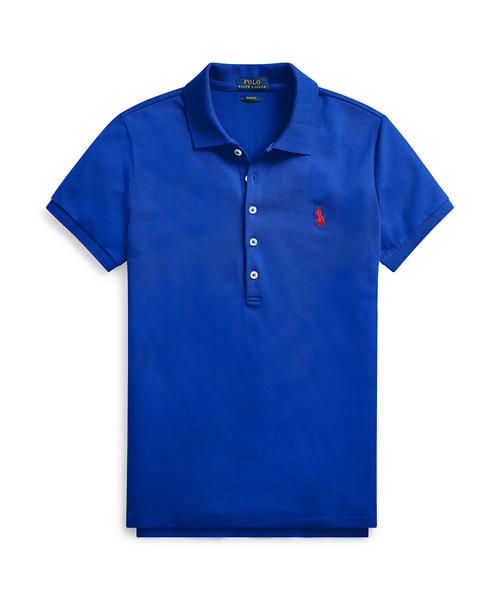 POLO RALPH LAUREN（ポロ ラルフ ローレン）の「スリムフィットポロシャツ（ポロシャツ・レディース・イエロー/グリーン/ブルー系9・SMALL/MEDIUM/LARGE/X-LARGE/X-SMALL）」の3枚目の写真