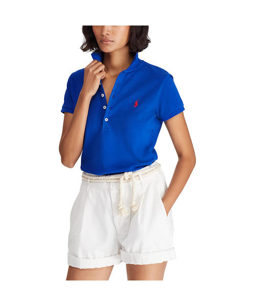 POLO RALPH LAUREN（ポロ ラルフ ローレン）の「スリムフィットポロシャツ（ポロシャツ・レディース・イエロー/グリーン/ブルー系9・SMALL/MEDIUM/LARGE/X-LARGE/X-SMALL）」の5枚目の写真