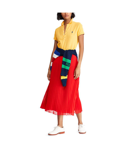 POLO RALPH LAUREN（ポロ ラルフ ローレン）の「スリムフィットポロシャツ（ポロシャツ・レディース・イエロー/グリーン/ブルー系9・SMALL/MEDIUM/LARGE/X-LARGE/X-SMALL）」の10枚目の写真