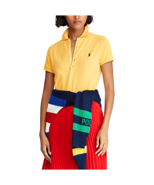 POLO RALPH LAUREN（ポロ ラルフ ローレン）の「スリムフィットポロシャツ（ポロシャツ・レディース・イエロー/グリーン/ブルー系9・SMALL/MEDIUM/LARGE/X-LARGE/X-SMALL）」の12枚目の写真