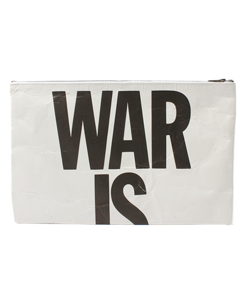 And A(アンドエー)の「Paper Clutch Bag (MATATABI)(クラッチバッグ・メンズ・ホワイト/ライトグレー/ベージュ・FREE)」の1枚目の写真