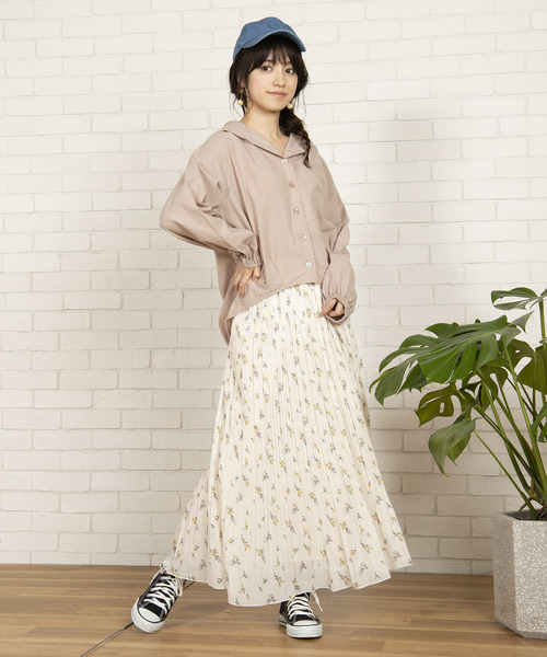 WEGO(ウィゴー)の「WEGO/ルーズフードシャツ(シャツ/ブラウス・レディース・レッド系その他2/ライトベージュ/ベージュ系その他2・FREE)」の12枚目の写真