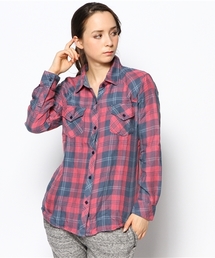 Ray BEAMS | Rails / テンセル チェックシャツ(シャツ/ブラウス)