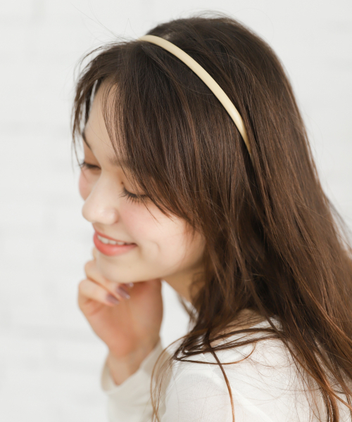 Heather（ヘザー）の「ＨＥカチューシャ　846549（カチューシャ・レディース・ホワイト/ベージュ/ホワイト系その他/ライトイエロー/ゴールド系その他/ゴールド系その他2・ONE SIZE/FREE）」の2枚目の写真