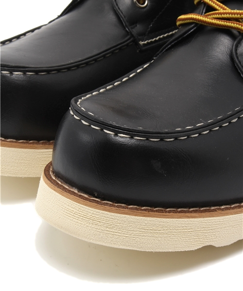 WEGO(ウィゴー)の「WEGO/ワークブーツ(ブーツ・メンズ・ベージュ/ブラウン/ブラック・27/25.5/26.5/26/28)」の9枚目の写真