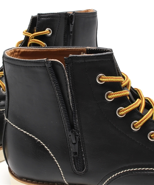 WEGO(ウィゴー)の「WEGO/ワークブーツ(ブーツ・メンズ・ベージュ/ブラウン/ブラック・27/25.5/26.5/26/28)」の11枚目の写真