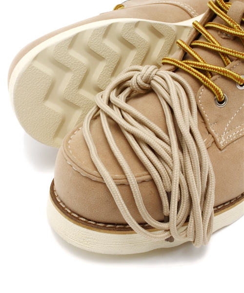 WEGO(ウィゴー)の「WEGO/ワークブーツ(ブーツ・メンズ・ベージュ/ブラウン/ブラック・27/25.5/26.5/26/28)」の5枚目の写真