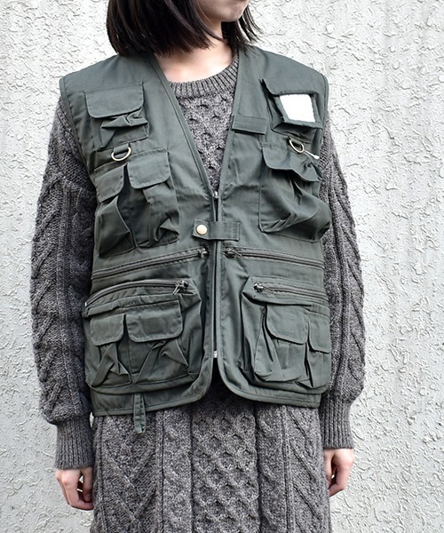 ROTHCO（ロスコ）の「【ROTHCO / ロスコ】UNCLE MILITALY'S TRAVEL VEST（ベスト・レディース・ブラック/カーキ/オリーブドラブ・S/M/L/XL）」の3枚目の写真