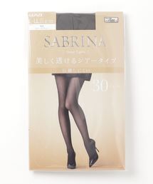 【SABRINA】美しく透けるシアータイツ　30デニール