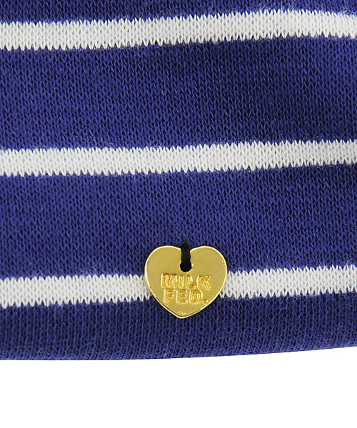 MILKFED.(ミルクフェド)の「JERSEY CROSS HAIR BAND (ヘアバンド/クロス/バイカラー/無地/ボーダー)(ヘアバンド・レディース・ホワイト/ブラック/ブルー/ネイビー・ONE SIZE)」の7枚目の写真