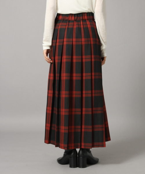 LOWRYS FARM（ローリーズファーム）の「チェックキルトスカート　855008（スカート・レディース・カーキ/ブラウン/レッド/ブラウン系その他/イエロー・MEDIUM/LARGE）」の13枚目の写真