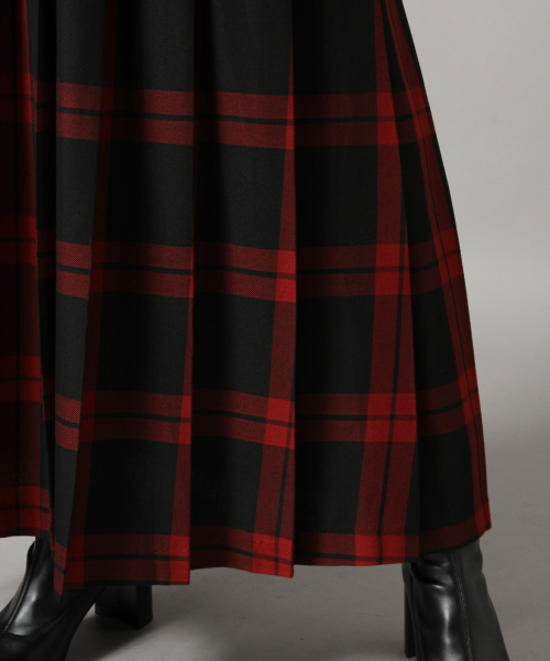 LOWRYS FARM（ローリーズファーム）の「チェックキルトスカート　855008（スカート・レディース・カーキ/ブラウン/レッド/ブラウン系その他/イエロー・MEDIUM/LARGE）」の15枚目の写真