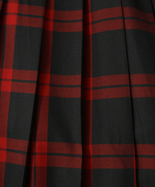 LOWRYS FARM（ローリーズファーム）の「チェックキルトスカート　855008（スカート・レディース・カーキ/ブラウン/レッド/ブラウン系その他/イエロー・MEDIUM/LARGE）」の17枚目の写真