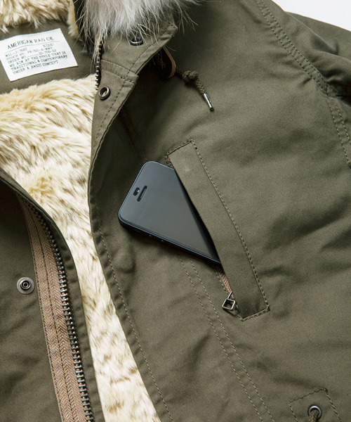 AMERICAN RAG CIE（アメリカンラグシー）の「AMERICAN RAG CIEモッズコート/214-AFN-L142-CO049【2015　WOMEN'S】（モッズコート・レディース・ホワイト/ベージュ/オリーブ/グリーン系その他/ネイビー/ブルー系その他/グレー/カーキ/ダークネイビー・00/0）」の17枚目の写真