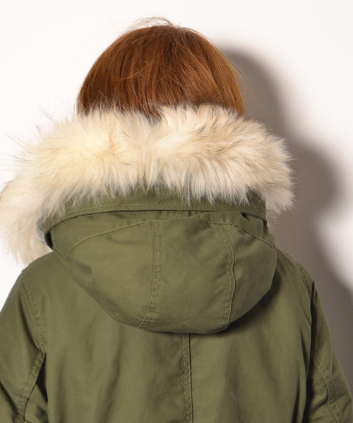 AMERICAN RAG CIE（アメリカンラグシー）の「AMERICAN RAG CIEモッズコート/214-AFN-L142-CO049【2015　WOMEN'S】（モッズコート・レディース・ホワイト/ベージュ/オリーブ/グリーン系その他/ネイビー/ブルー系その他/グレー/カーキ/ダークネイビー・00/0）」の19枚目の写真