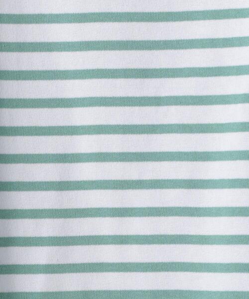 SAINT JAMES（セントジェームス）の「[セントジェームス] SC SAINT JAMES ウェッソン ボーダー 20 ボートネックカットソー（Tシャツ/カットソー・メンズ・ベージュ/ブラック/ライム・LARGE/MEDIUM/SMALL）」の6枚目の写真