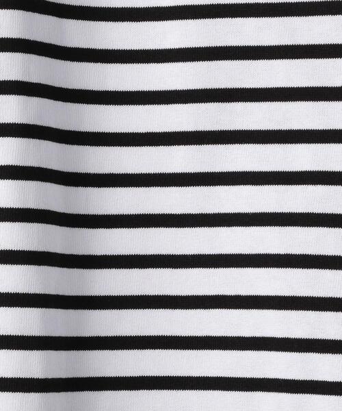 SAINT JAMES（セントジェームス）の「[セントジェームス] SC SAINT JAMES ウェッソン ボーダー 20 ボートネックカットソー（Tシャツ/カットソー・メンズ・ベージュ/ブラック/ライム・LARGE/MEDIUM/SMALL）」の8枚目の写真