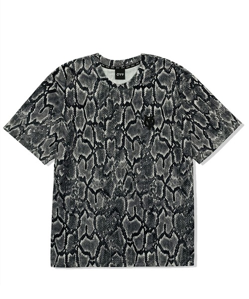 OY（オーワイ）の「ベロアスネークTシャツ/半袖カットソー（Tシャツ/カットソー・メンズ・ブラック/グリーン・FREE）」の10枚目の写真