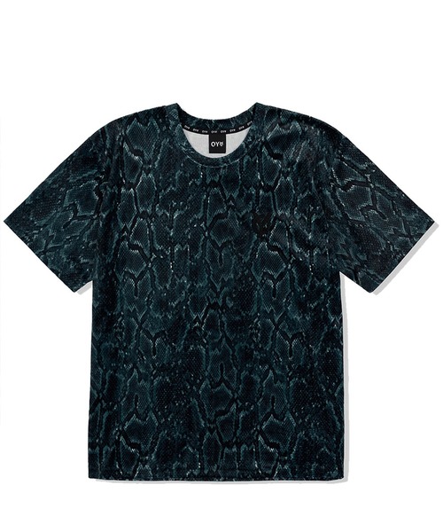 OY（オーワイ）の「ベロアスネークTシャツ/半袖カットソー（Tシャツ/カットソー・メンズ・ブラック/グリーン・FREE）」の13枚目の写真