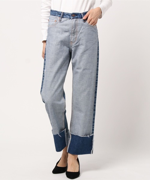 RNA(アールエヌエー)の「R3702 2トーンボーイフレンドデニム(デニムパンツ・レディース・インディゴブルー/ライトインディゴブルー・SMALL/MEDIUM)」の21枚目の写真