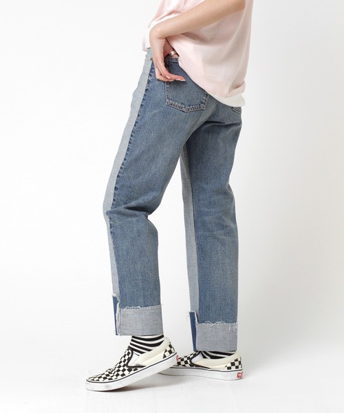 RNA(アールエヌエー)の「R3702 2トーンボーイフレンドデニム(デニムパンツ・レディース・インディゴブルー/ライトインディゴブルー・SMALL/MEDIUM)」の17枚目の写真