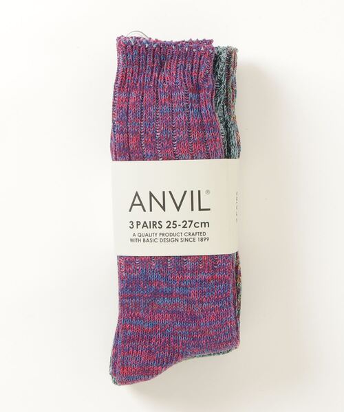 ANVIL(アンヴィル)の「【ANVIL】3パック クルーソックス/3P Crew Socks/ANS050 MURS(ソックス/靴下・メンズ・ホワイト/ホワイト系その他/グレー系その他/ブラック/マルチ/その他2/グレー系その他2/その他4/その他5/その他3/その他6/その他11/その他7/その他8/その他9/その他10/ブラック系その他/ホワイト系その他3/その他13/ブラック系その他2/その他12/その他15/その他14・FREE)」の10枚目の写真