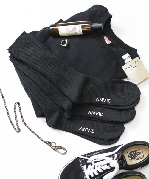 ANVIL(アンヴィル)の「【ANVIL】3パック クルーソックス/3P Crew Socks/ANS050 MURS(ソックス/靴下・メンズ・ホワイト/ホワイト系その他/グレー系その他/ブラック/マルチ/その他2/グレー系その他2/その他4/その他5/その他3/その他6/その他11/その他7/その他8/その他9/その他10/ブラック系その他/ホワイト系その他3/その他13/ブラック系その他2/その他12/その他15/その他14・FREE)」の5枚目の写真