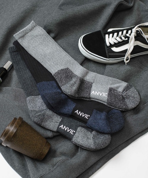 ANVIL(アンヴィル)の「【ANVIL】3パック クルーソックス/3P Crew Socks/ANS050 MURS(ソックス/靴下・メンズ・ホワイト/ホワイト系その他/グレー系その他/ブラック/マルチ/その他2/グレー系その他2/その他4/その他5/その他3/その他6/その他11/その他7/その他8/その他9/その他10/ブラック系その他/ホワイト系その他3/その他13/ブラック系その他2/その他12/その他15/その他14・FREE)」の17枚目の写真