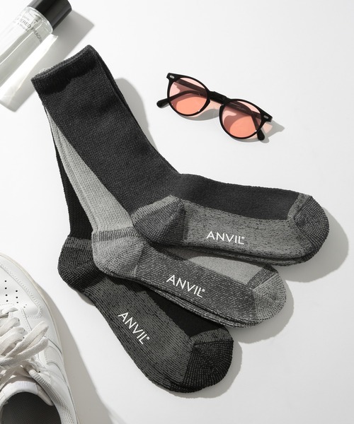 ANVIL(アンヴィル)の「【ANVIL】3パック クルーソックス/3P Crew Socks/ANS050 MURS(ソックス/靴下・メンズ・ホワイト/ホワイト系その他/グレー系その他/ブラック/マルチ/その他2/グレー系その他2/その他4/その他5/その他3/その他6/その他11/その他7/その他8/その他9/その他10/ブラック系その他/ホワイト系その他3/その他13/ブラック系その他2/その他12/その他15/その他14・FREE)」の22枚目の写真